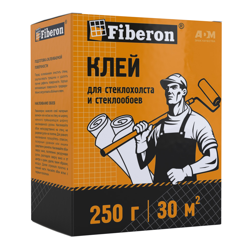 Клей сухой для стеклохолста и стеклообоев 250 гр, Fiberon - купить оптом от  производителя, узнать цены